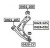 ASVA 0401-106 Control Arm-/Trailing Arm Bush